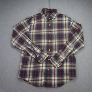 Abercrombie Fitch Shirt Mens XS Blue Red Plaid Slim Fit Button‎ Down Long Sleeve